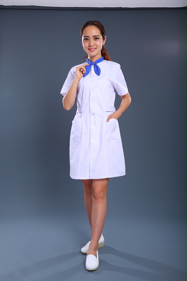 蓝白款护士制服